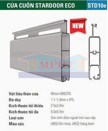 CỬA CUỐN STARDOOR STD10e